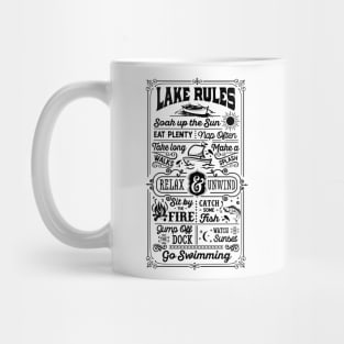 Lake Rules Mug